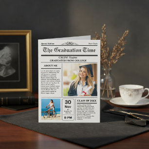 Convite Notícias de Formatura! Lembrança de Jornal Imprimí