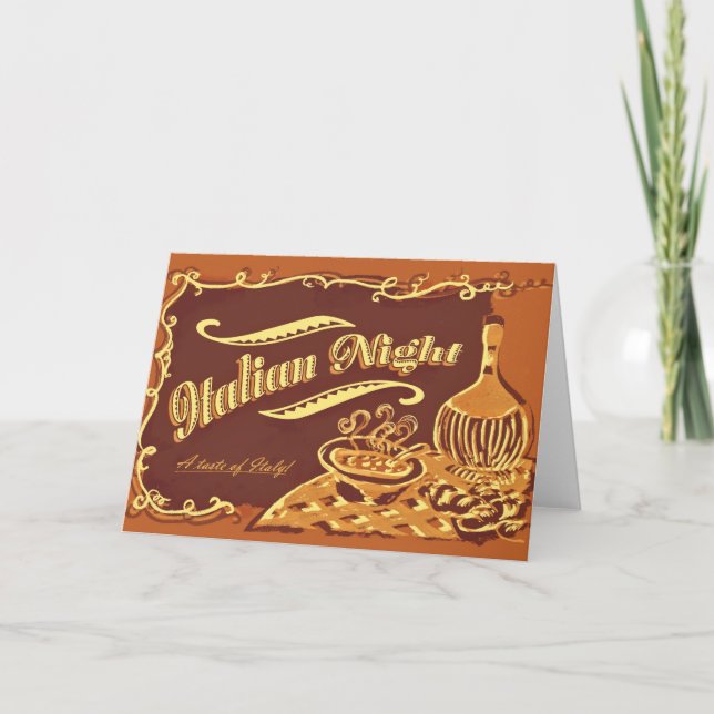 Convite Noturno Italiano (Frente)