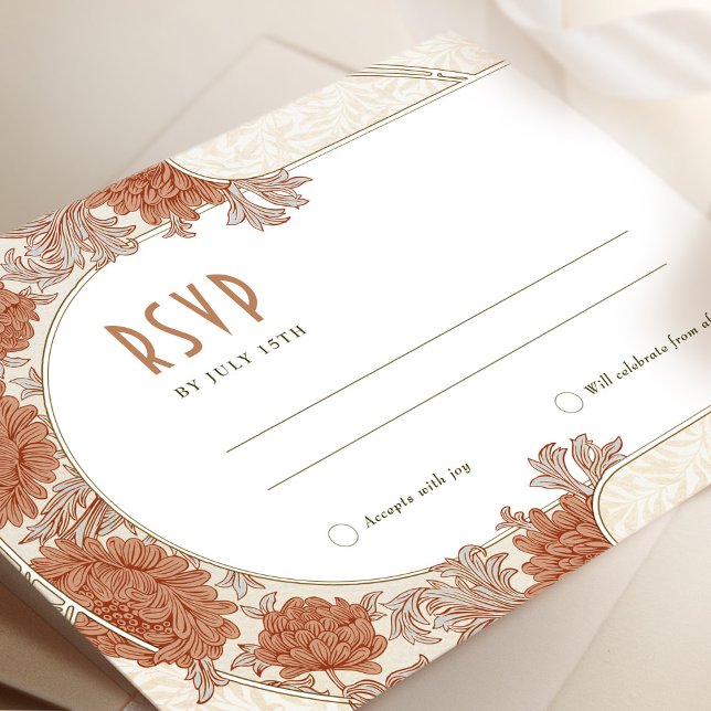 Convite Nouveau William Morris Em (Criador carregado)