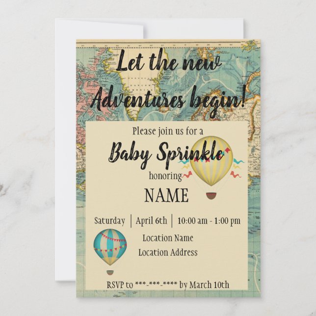 Convite Nova Aventura (Frente)