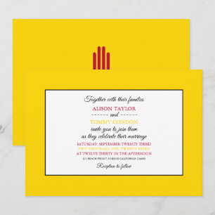 Convite Nova Bandeira Mexicana, Bandeira do Casamento Novo