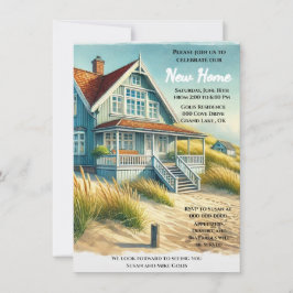 Convite Nova Casa Aberta/Festa de Aquecimento Doméstico Co