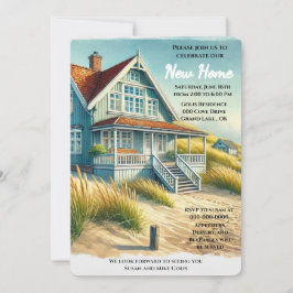 Convite Nova Casa Aberta/Festa de Aquecimento Doméstico Co