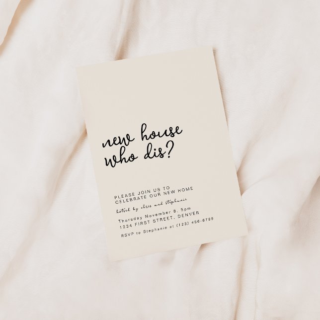 Convite Nova Casa Que Dis Festa De Aquecimento Doméstico (Criador carregado)