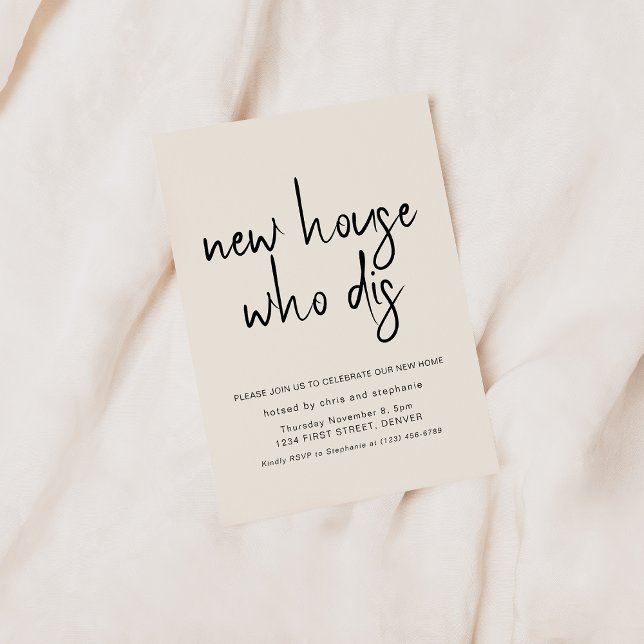 Convite Nova Casa Que Dis Festa De Aquecimento Doméstico (Criador carregado)