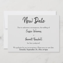 "Nova Data" Adiada "Negra Negra Negra Negra" na Ci