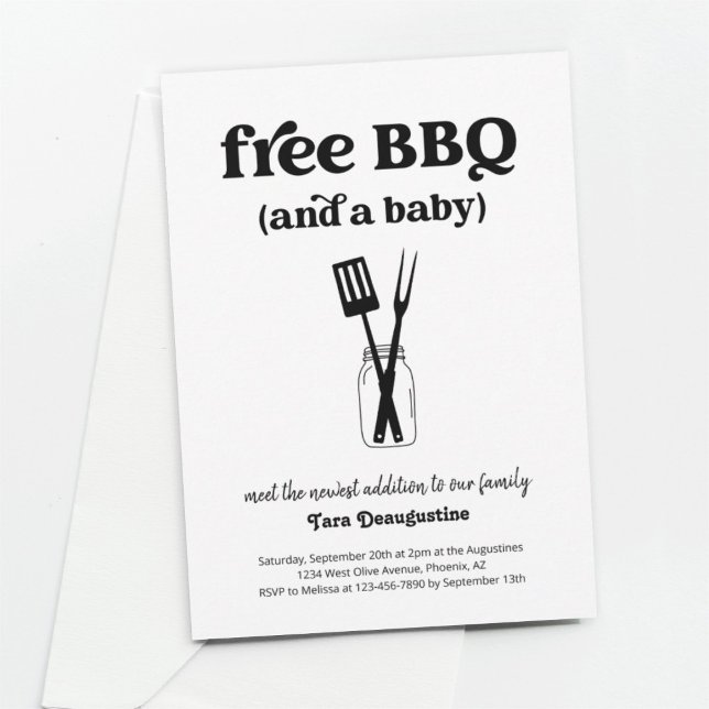 Convite Nova festa de boas-vindas do bebê Conheça e saude, (Criador carregado)