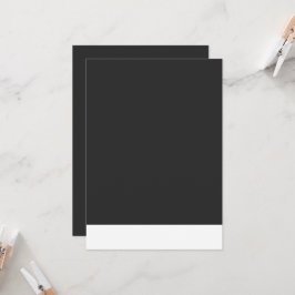 Convite Nova foto personalizada em preto e branco de um re
