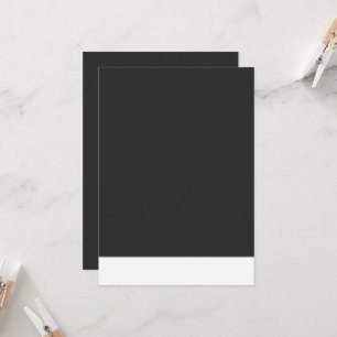 Convite Nova foto personalizada em preto e branco de um re