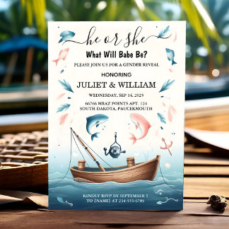 Convite Nova Gancho Bait Divertido Madeira Peixes Pesca Ra