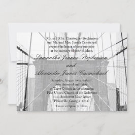 Convite Nova Iorque Brooklyn Bridge Wedding