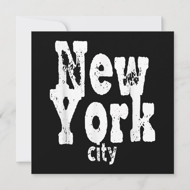 Convite Nova Iorque engraçado (Frente)