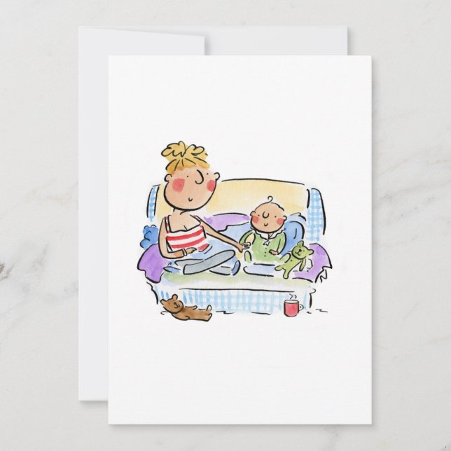 Convite Nova Mãe (Frente)