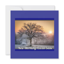 Nova manhã... ardósia limpa.