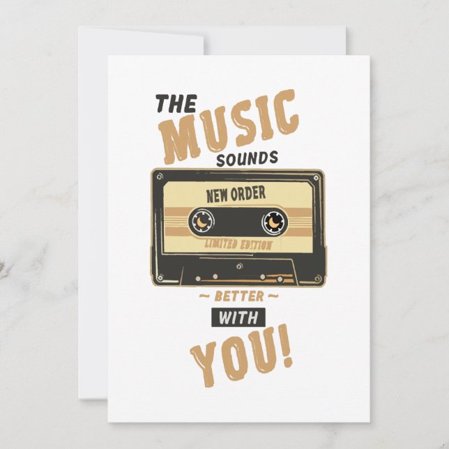 Convite Nova Ordem - Fita de Cassete (Frente)