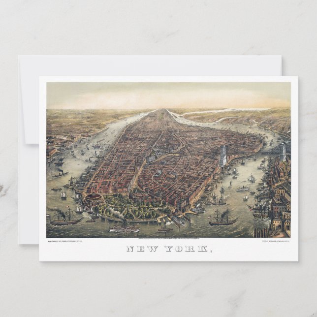 Convite Nova York Antiga, Cidade de Nova York, Ponte de Br (Frente)