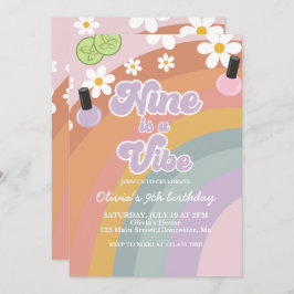 Convite Nove é uma víbora Spa Rainbow 9º aniversário