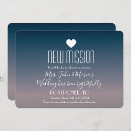 Convite Novo Adiamento de Missão do Dreamy Sky