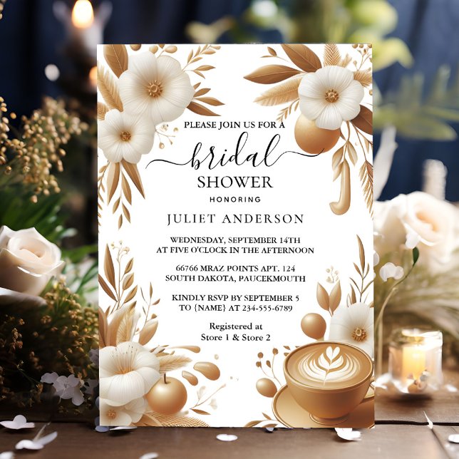 Convite Novo Café Italiano Sorrento Chá de panela Casual (Criador carregado)