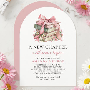 Convite Novo Capítulo Começará em Breve Livro Rosa Chamada