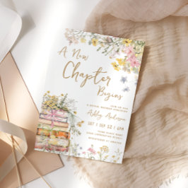 Convite Novo capítulo inicia Chá de panela de flor selvage