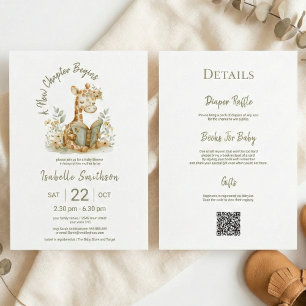 Convite Novo capítulo inicia o Chá de fraldas do livro Cód