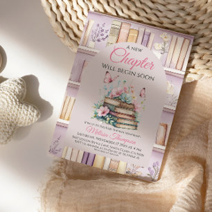 Convite Novo Capítulo Menina do Livro de Histórias Rosa Ch