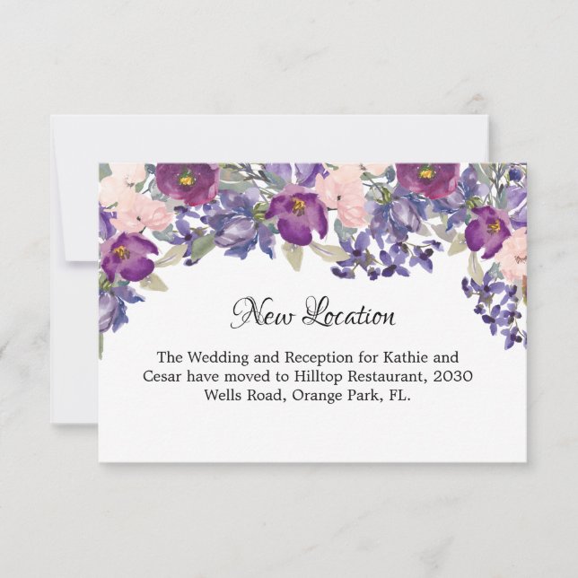 Convite Novo Casamento de Localização (Frente)