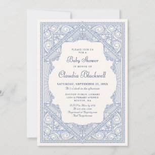 Convite Novo Chá de fraldas de Livro