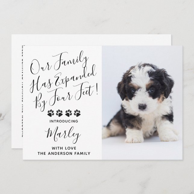 Convite Novo Chá Pet Dog Puppy (Frente/Verso)