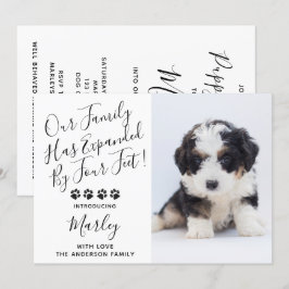 Convite Novo Chá Pet Dog Puppy