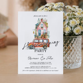 Convite Novo Endereço Do Carro Que Muda Para Casa Festa De