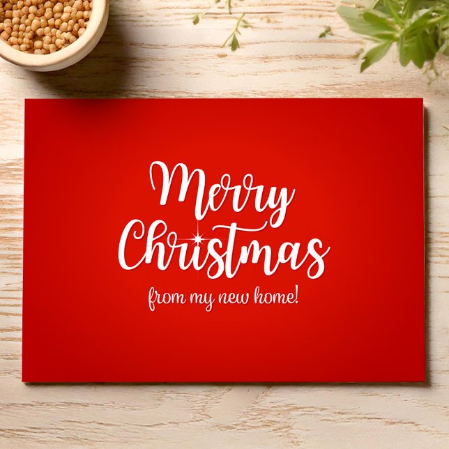 Convite Novo lar para os feriados Feliz Natal (Criador carregado)