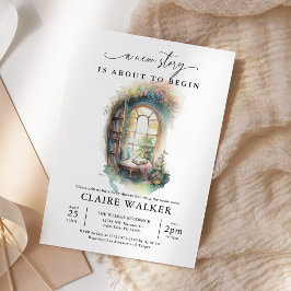 Convite Novo Livro de Capítulos do Storybook - Chá de fral