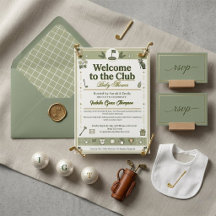 Novo no Preppy Sage Green Country Club de Golfe