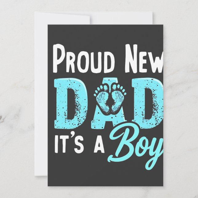 Convite Novo papai Orgulhoso É um Pai de Revolução de Gêne (Frente)