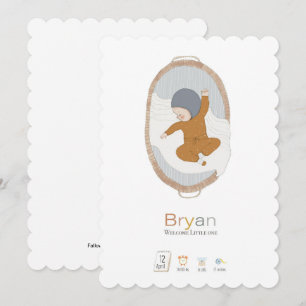 Convite Novos sinais personalizados de bebê porta de lança