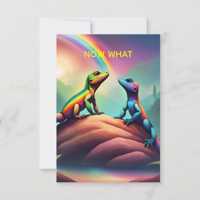 Convite now what (Frente)