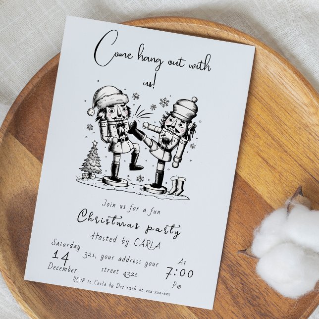Convite Nozes engraçados festas de Natal (Criador carregado)