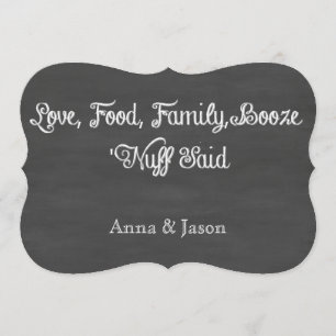 Convite 'Nuff disse o quadro de  