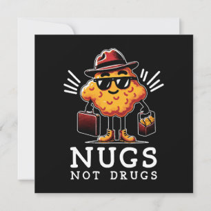 Convite Nuggets Crocantes Não Drogas