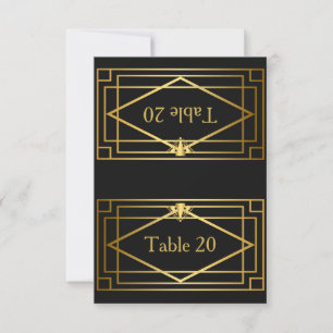 Convite Número da mesa,Casamento,Reunião,O Grande Gatsby,p