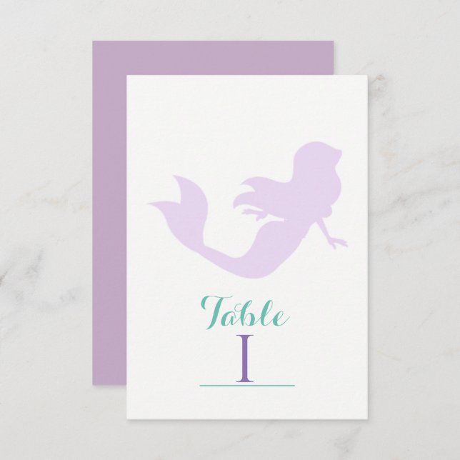 Convite Número da Mesa de Festa de Aniversário na Praia da (Frente/Verso)