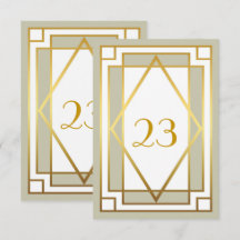 Número da Mesa,Gatsby, elegante, chique, branco ci