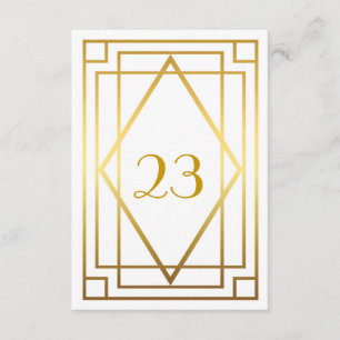 Convite Número da Mesa, Grande Gatsby, elegante, chique, o