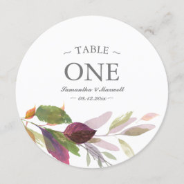 Convite Número da Tabela de Molercola Ribeirinha Rústica