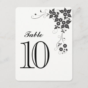 Convite Número da Tabela Número do Cartão-10