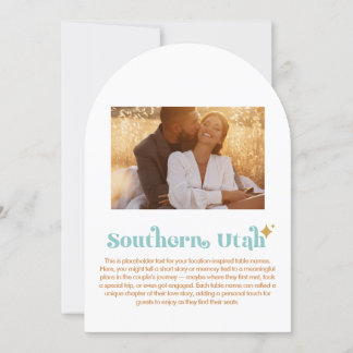 Convite Número da Tabela Utah do Sul