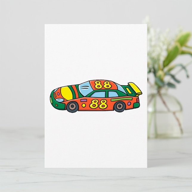 Convite Número de Carro Race 88 (Criador carregado)