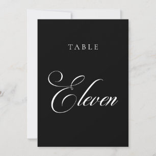 Convite Número de Mesa de Casamento em Caligrafia de Marfi